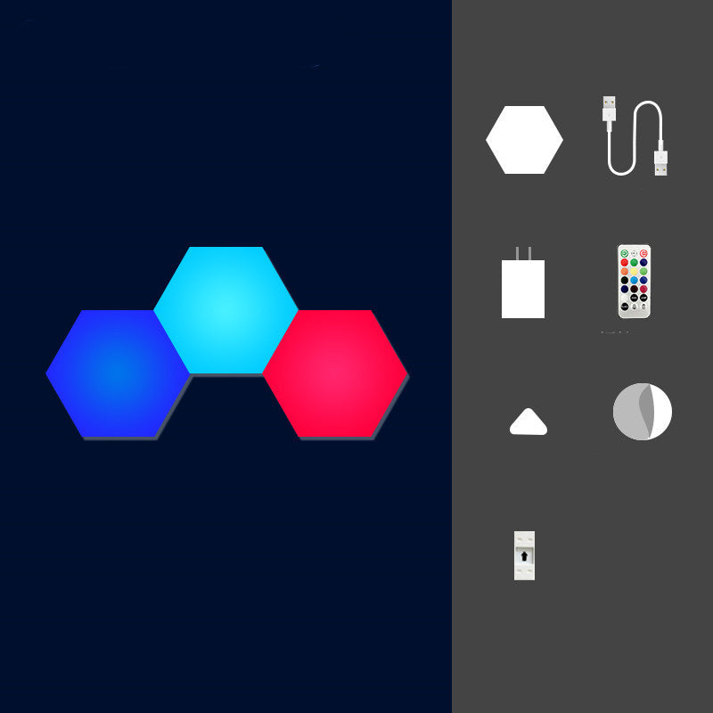 QuantumGlow Hex Lights