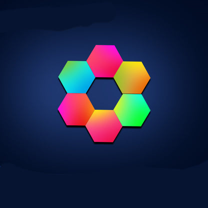 QuantumGlow Hex Lights